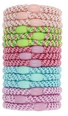 美國 L. Erickson 彈力髮圈-Cabana 粗款髮圈 分裝5入 不咬髮【南風百貨】