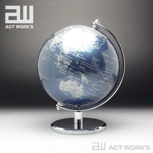 全7色 act work s インテリア地球儀 globe 13cm