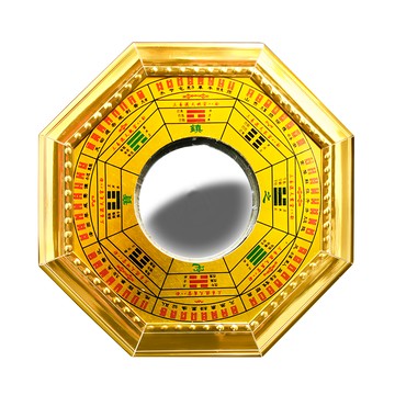 風水化煞 九宮八卦凸鏡(小)-12cm  FA-3306-2  1個