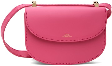 A. P.C. 粉色迷你 Genève 单肩包