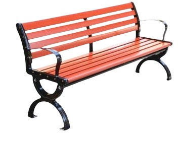 * 換季大優惠 *  《CHAIR EMPIRE》UW008 公園椅 /塑木戶外長椅/戶外長椅/靠背雙人椅/情人椅/休閒椅/公園椅/鑄鐵腳架/耐用實用堅固