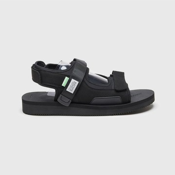 SUICOKE WAS-Cab OG-085CAB 黑色 抗菌鞋床 魔鬼氈 涼鞋【SK23085CABBK】