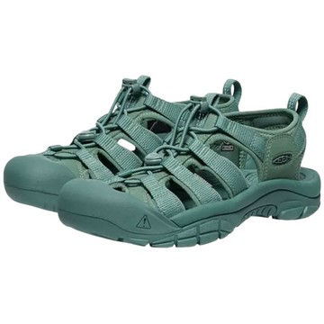 🔴感恩回饋🔴KEEN 女款 1029136 NEWPORT H2 水陸兩用 護趾織帶 涼鞋 (墨綠色)