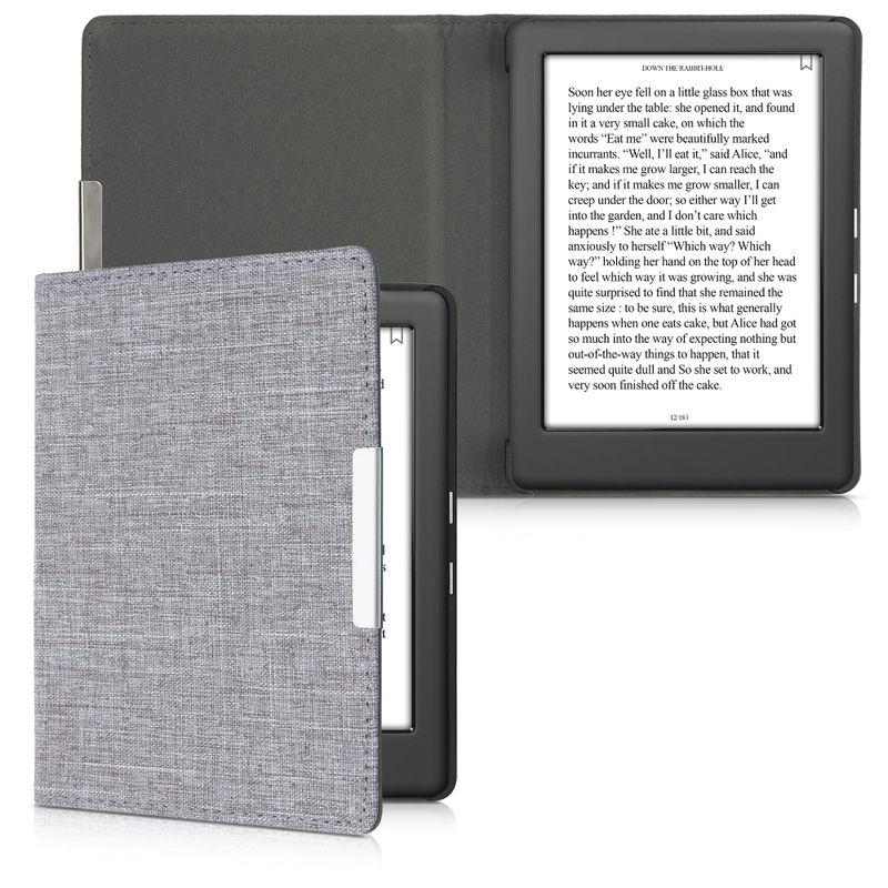 kwmobile 対応: Kobo Glo HD Touch 2.0 用 ケース 布 電子書籍カバー オートスリープ reader