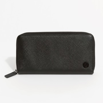 PLAYBOY - 拉鍊長夾  Macho系列 - 黑色