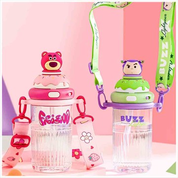 天藍小舖-迪士尼透明夏日吸管杯600ml-共5色-$350【A11114550】