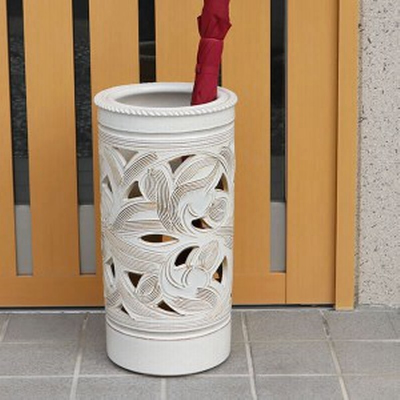 傘立て 陶器 アンブレラスタンド かさたて 傘入れ 壷 信楽焼 おしゃれ 和風 北欧 手作り 通販 Lineポイント最大1 0 Get Lineショッピング