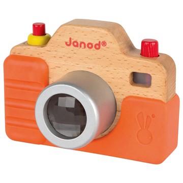 Janod 經典設計木玩 我的照相機  1個  木色