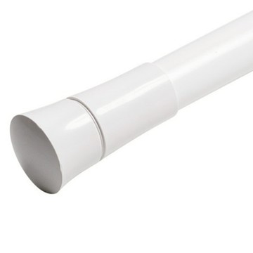 Lifegd100 簡約窗簾桿  6尺(90~180cm)  白色