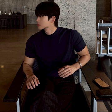 正韓質感涼爽合身半立領短袖針織上衣 4色 YUPPIE 預購商品 0519