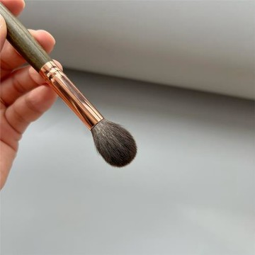 動物毛天花板灰鼠毛化妝刷膚感軟番茄形狀腮紅刷局部定妝刷高光刷
