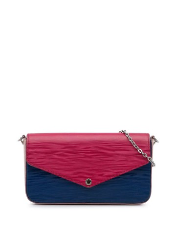 Louis Vuitton Pre-Owned - 2016 Epi Tricolor Pochette Felicie crossbody bag - women - Leather - One Size - Blue