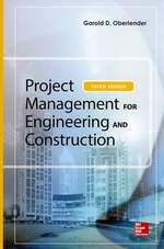Project Management for Engineering and Construction (3版) Oberlender 2014 McGraw-Hill