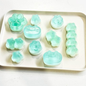 ▸現貨◂捏捏 夏日冰透藍捏捏 半熟芝士小貓捏捏 小貓布丁捏捏 捏捏樂 星星捏捏 二連星星 透色捏捏 TPR 解壓玩具