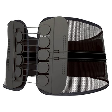 A-ZEAL 可調式動力滑輪加壓護腰帶 SP24042 黑色  S  1個