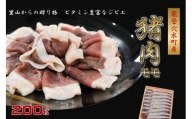 今話題のジビエ！穴水町産 天然 猪肉（モモ）