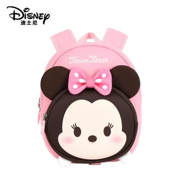 【 Disney 迪士尼】可愛寶貝輕量防走失幼童背包 – 粉米妮