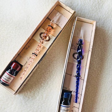 EST-INK 義大利螺旋型玻璃沾水筆禮盒 | Francesco Rubinato