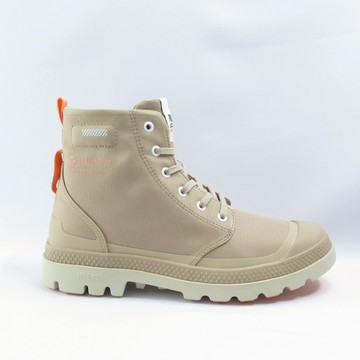 Palladium 78848235 PAMPA RCYL L+WP+男女休閒鞋 防潑水 淺褐【iSport愛運動】