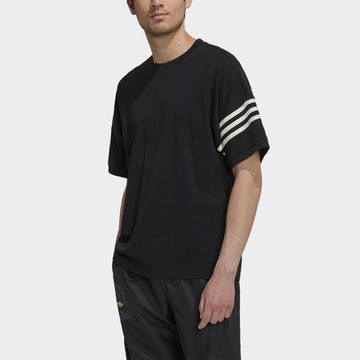 Adidas New C Tee HM1875 男 短袖 上衣 運動 休閒 垂肩 落肩 國際版 寬鬆 棉質 黑