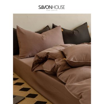 簡約純色120支全棉磨毛四件套純棉加厚床單被套床笠保暖床上用品