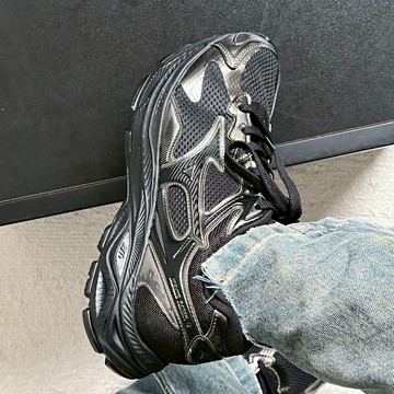 MIZUNO RACER S 美津濃 黑金 做舊鏡面 金屬黑 慢跑鞋 休閒鞋 D1GH223521