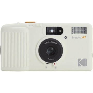 現貨馬上出 kodak 柯達 Snapic A1 35mm 底片相機 象牙白 可重複使用 雙區對焦 自動回片 過片 膠捲