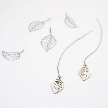 上傳您小寶貝兒童畫 訂製獨一無二的首飾 / 925純銀耳環