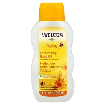 Weleda, 嬰兒，舒適嬰兒油，金盞花提取物，6.8 盎司（200 毫升）