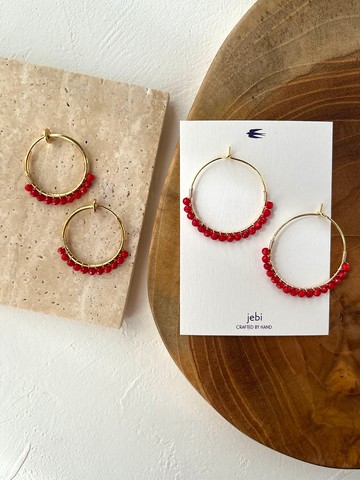 熱情紅 / 赤珊瑚圓環