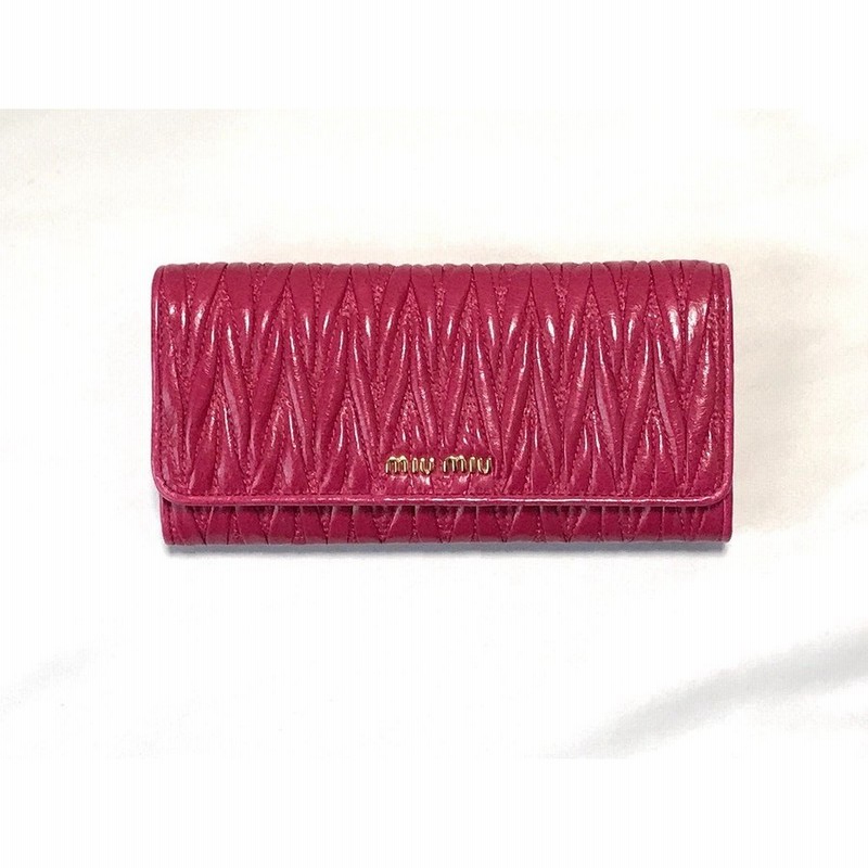 ミュウミュウ Miumiu 長財布 ピンク パスケース付き レディース 新品 Fuxia 通販 Lineポイント最大0 5 Get Lineショッピング