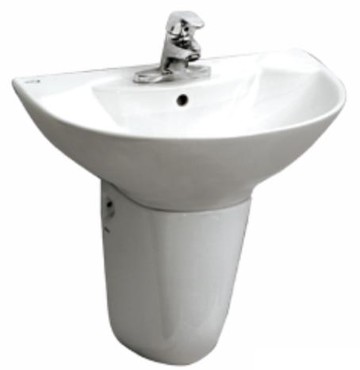 INAX短柱面盆/不含水龍頭/AL-288VFC-TW + L-288VC-TW