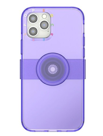 強強滾優選~PopSockets【iPhone 12系列】PopCase Purple ice 泡泡騷殼扣組-冰紫