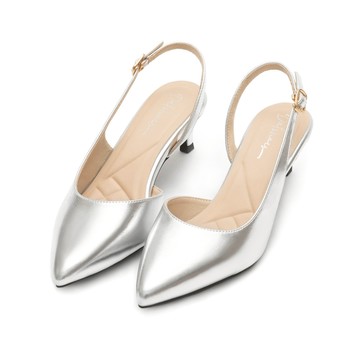 D+AF 絕美典藏尖頭側空中跟鞋