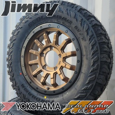 YOKOHAMA GEOLANDAR M/T G003 16インチ　jb64にて GEOLANDAR 《選べるタイヤサイズ》ジムニー JB64 JB23 JA11 専用
