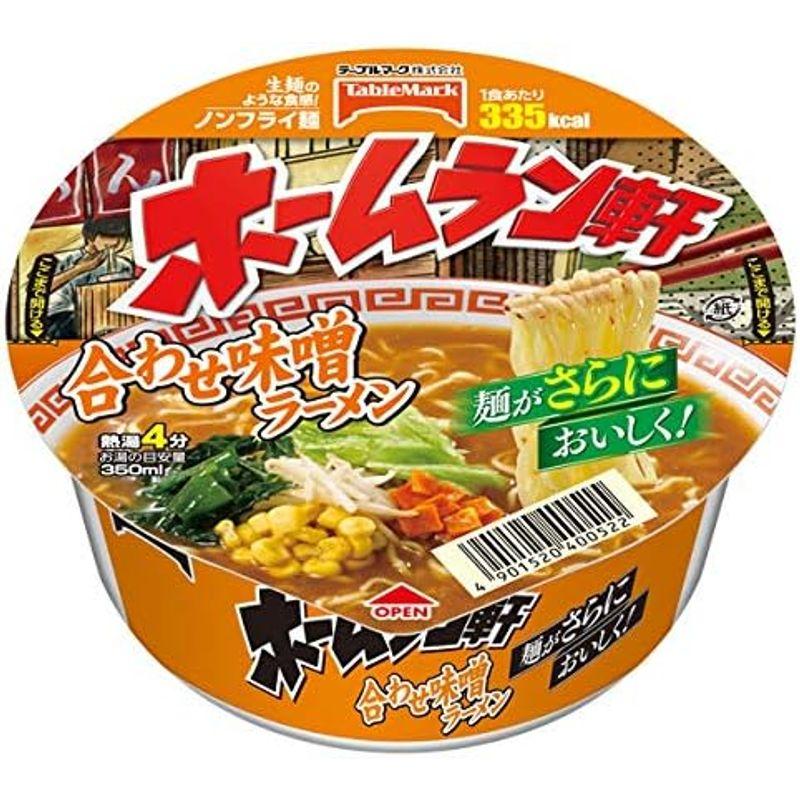 テーブルマーク ホームラン軒合わせ味噌ラーメン 106g×12個