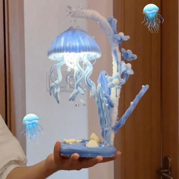 熱銷✨本土直出✨扭扭水母蘭花小夜燈手工diy擺件材料包閨蜜檯燈朋友簡單自制禮物
