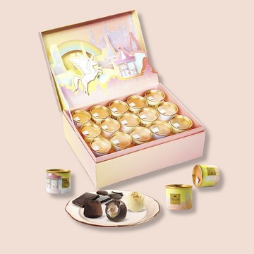 【Diva Life】2024情人節限定-比利時杯子松露16入禮盒(金誓執愛)