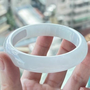 【森茂珠寶】天然翡翠A貨 水潤冰透手鐲