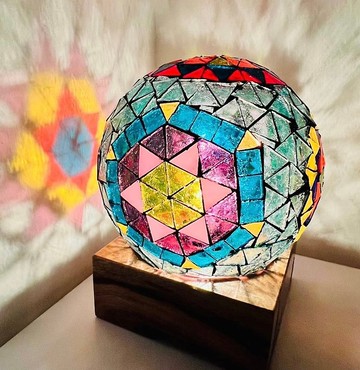 心心相映─同心圓燈