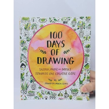 【查德書境】正版 100 Days of Drawing 從零到藝術大師100天的繪畫奇蹟 繪畫 學習繪畫 塗鴉 速寫本