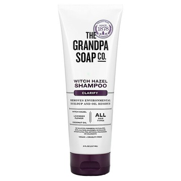 The Grandpa Soap Co., 金縷梅洗髮水，適用於各種髮質，8 液量盎司（237 毫升）