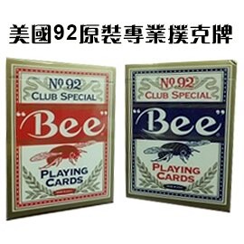美國 正 蜜蜂 Bee 撲克牌 紅/藍 12副入 / 打 NO.92【APP滿額下單10%點數(單一帳號最高5000點)】1/31止
