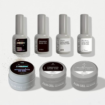 [美甲師激推基礎膠] 隔日配 JAM GEL 全系列 功能膠 超固底膠 免清絲滑抗油上層膠 免清造型霧面