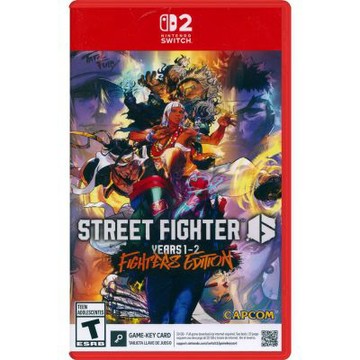 NS2 快打旋風 6 Years 1-2 Fighters Edition Street Fighter 6 中英日文美版 (鑰匙卡)