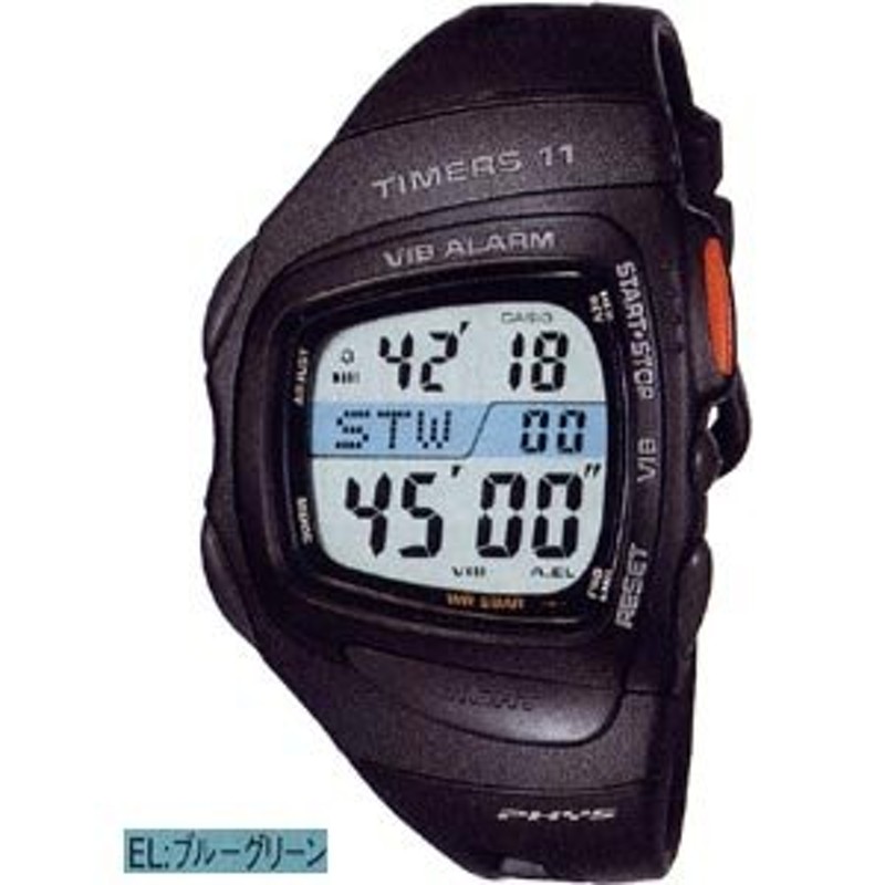 CASIO PHYS TIMERS11 サッカー レフェリー ウォッチ 審判 - 腕時計 