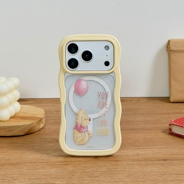Disney小熊維尼-氣球降落雲朵波波MagSafe iPhone手機殼
