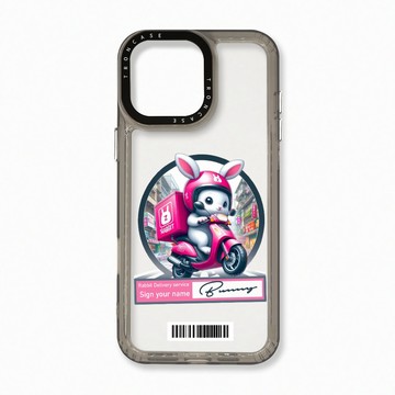 iPhone 16 Pro Max 殼 TRON IPhone 16 Pro Max 小動物外送員使命必達  載具 太空殼 透黑款 手機殼