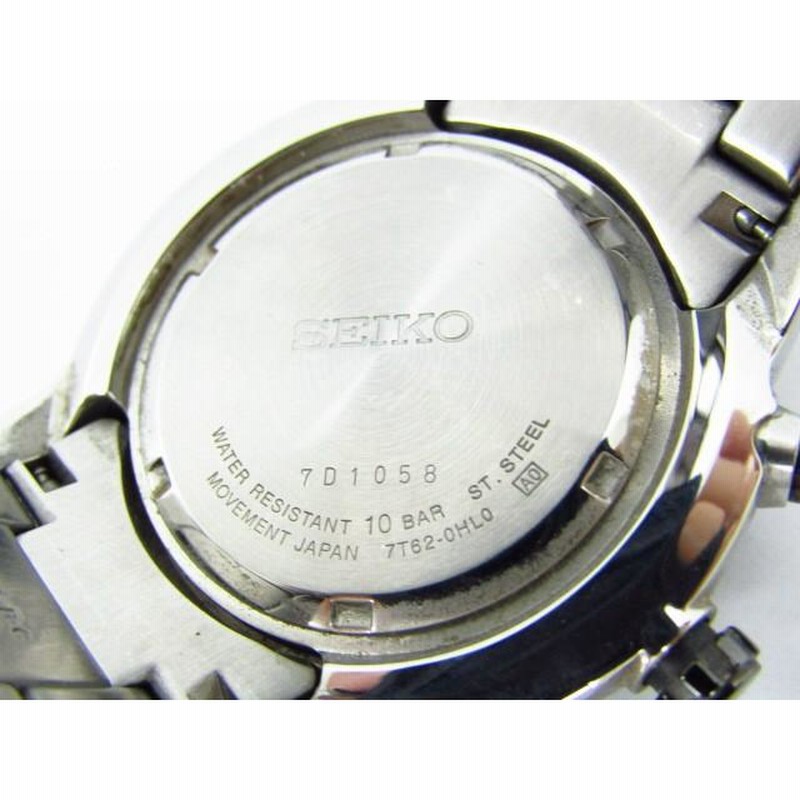 SEIKO セイコー 7T62-0HL0 クロノグラフ クォーツ腕時計 | LINE