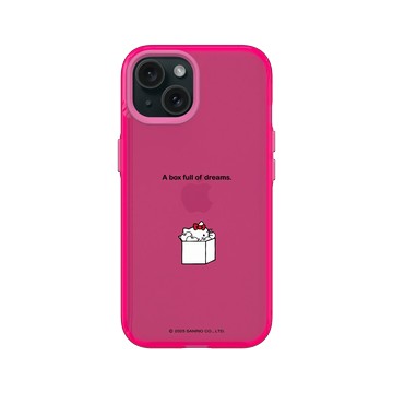iPhone 15 Clear 粉漾桃 - 三麗鷗-Hello Kitty - 夢想